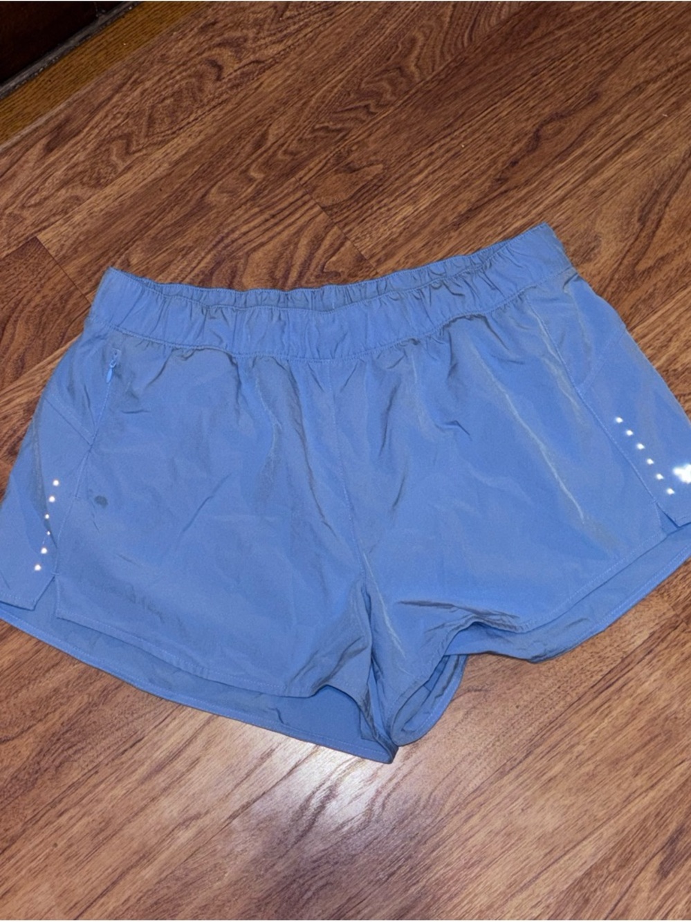 Women’s Athletic Shorts in Light Blue
